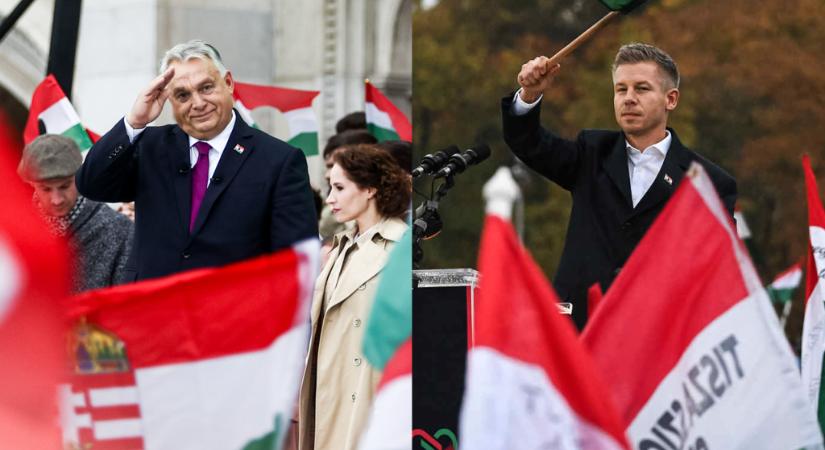 Brüsszel bábjai, rettegő hatalom, LMBTQ-lobbi és sorsdöntő választás – Orbán Viktor és Magyar Péter a nemzeti ünnepen