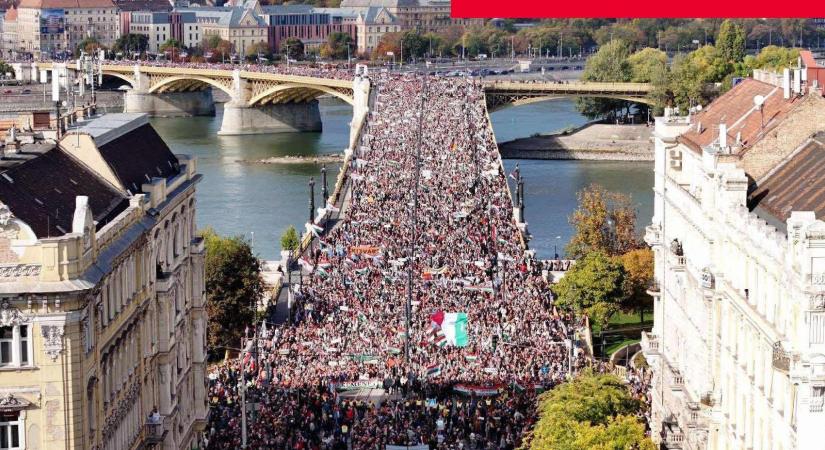 Szociológusok megbecsülték, hányan vehettek részt a Fidesz és a Tisza menetén