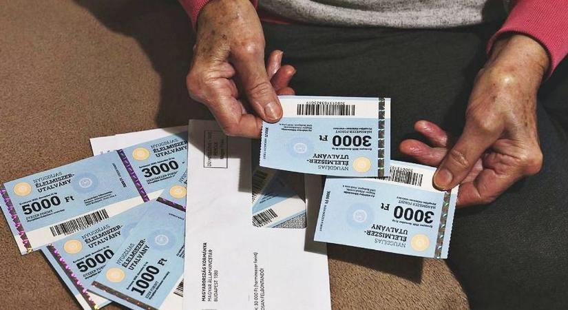 Kasszabotrány: sok nyugdíjas így bukja el az élelmiszer-utalványt
