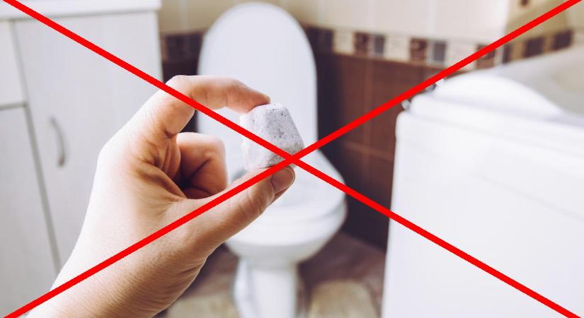 Tisztítótabletta a WC-tartályba? A szakértők szerint ez a legrosszabb, amit tehetsz