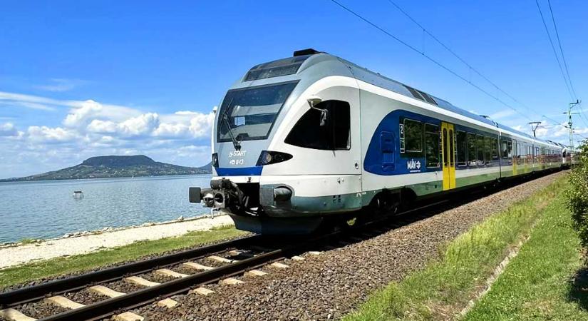 Szélvihar pusztított a Balatonon, nem járnak a vonatok a déli part egyik szakaszán