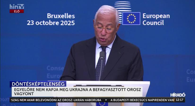 Nem sikerült megállapodniuk a befagyasztott orosz vagyon felhasználásáról  videó