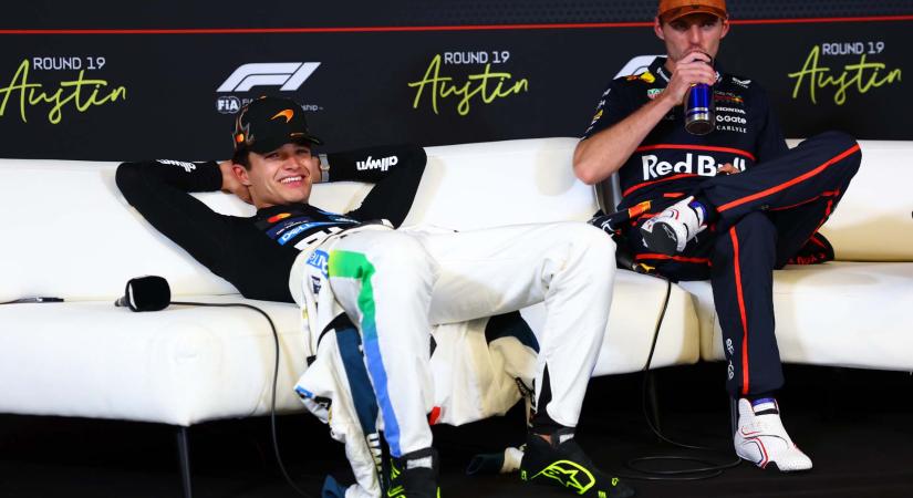 Norris nevetve: „Büntetést kapott a Red Bull, pedig nem is volt szükségem a szalagra!”