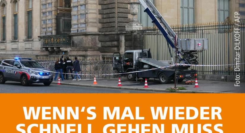 A Louvre-rablással reklámozza magát a tolvajok által használt darut gyártó cég