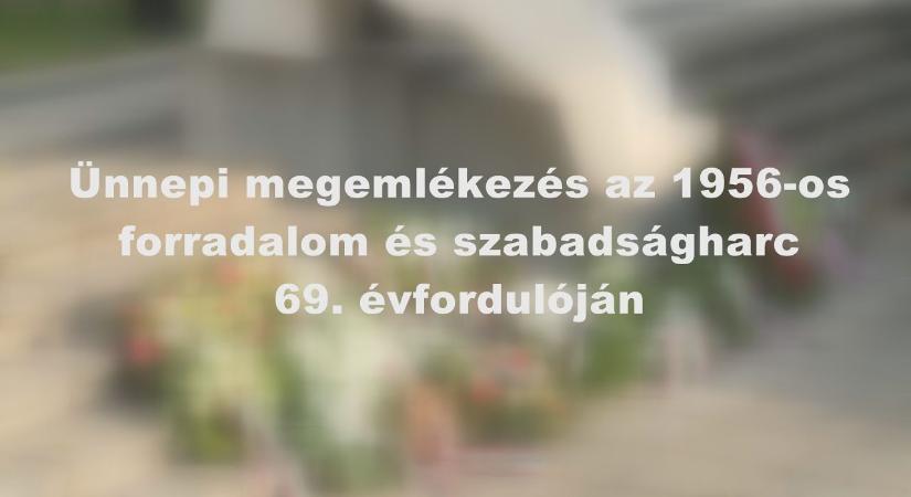 Ünnepi megemlékezés az 1956-os forradalom és szabadságharc 69. évfordulóján – 2025.10.23.