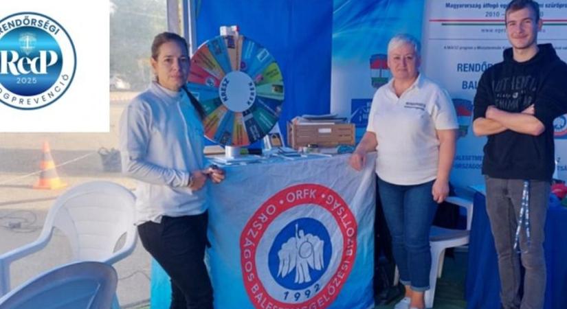 Drogprevenció az egészségnapon Csornán