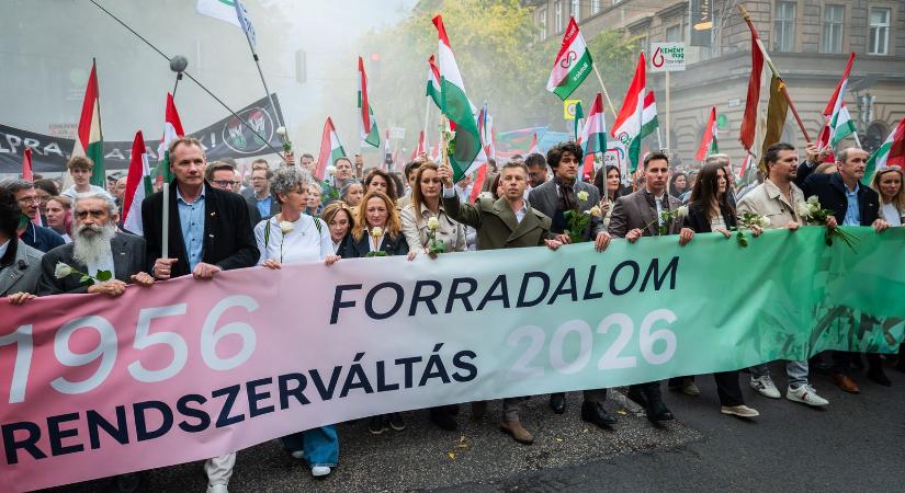 Magyar Péter menetét váratlanul szakította meg egy elképesztő jelenet, ilyen még nem történt Budapesten