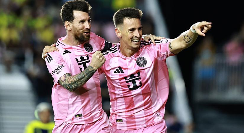 MLS: Messi duplájával nyerte meg a rájátszás első meccsét az Inter Miami – videóval