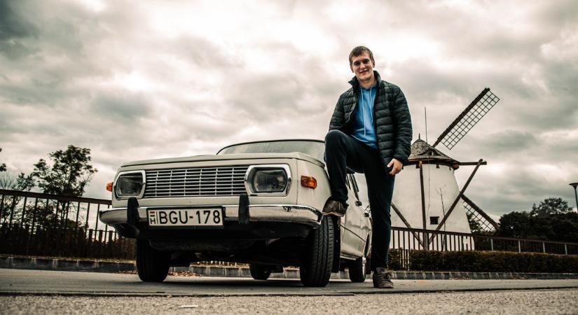 A 16 éves Gyurika a ballagási pénzéből vásárolta veterán Wartburgját