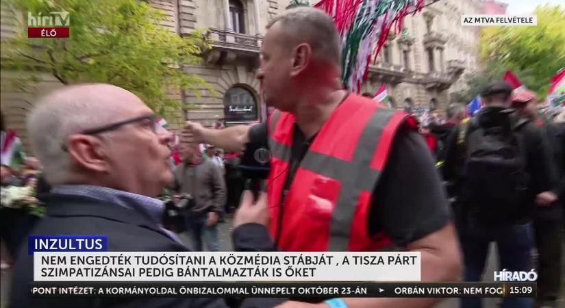 Ez már a szeretet és az új politika? A Tisza Párt hívei bántalmazták Császár Attila riportert  videó