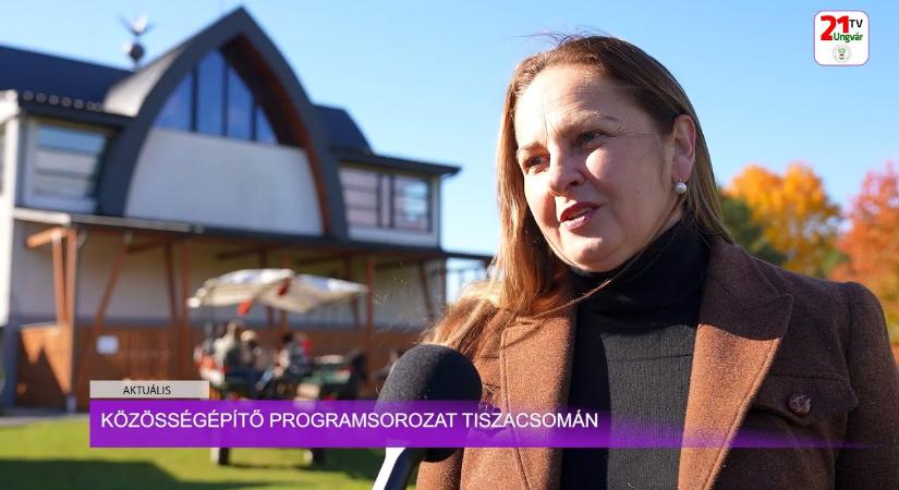 Aktuális (2025.10.25) - Közösségépítő programsorozat Tiszacsomán (videó)
