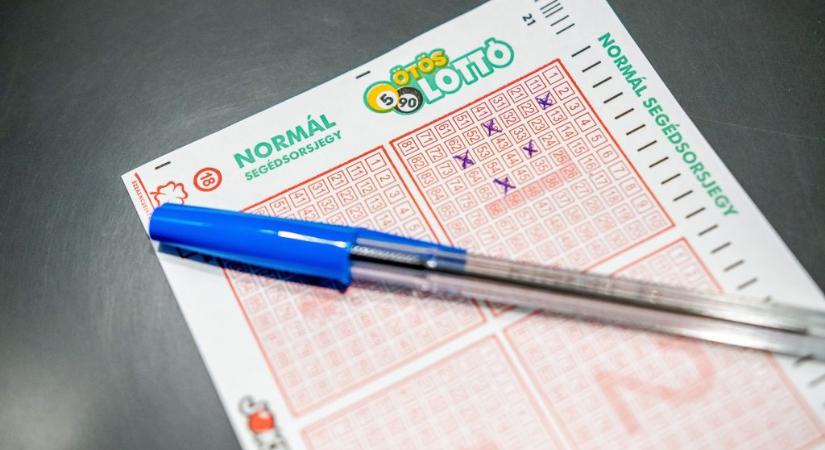 Ötöslottó: itt vannak az e heti nyerőszámok