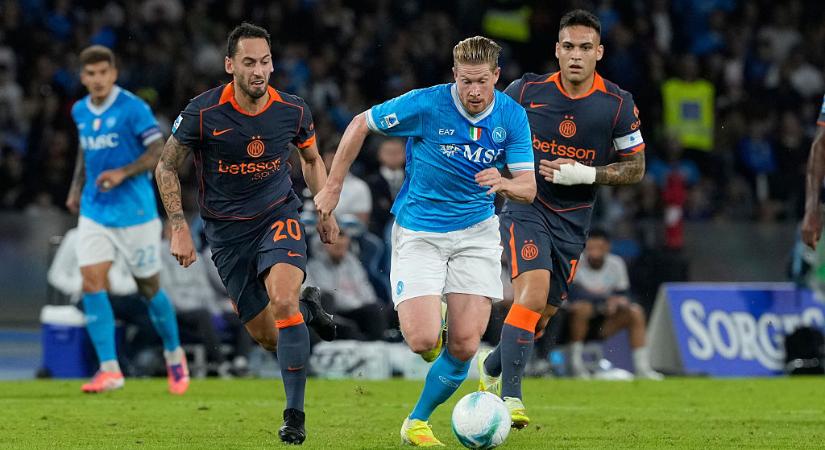 Serie A: a Napoli legyőzte az Intert és a tabella élére ugrott – videóval