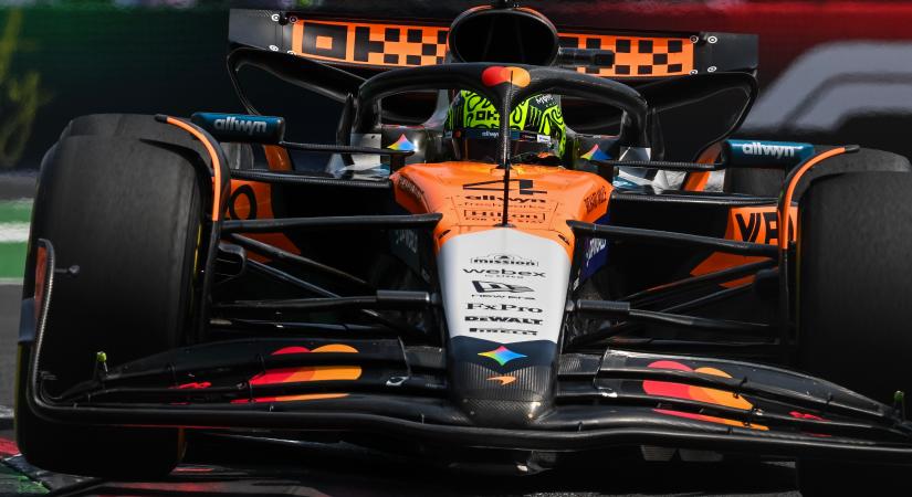 Komoly Norris-előny az F1-es időmérő előtt