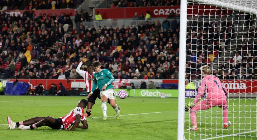 Videó: Kerkez-gól a Brentford – Liverpool meccsen