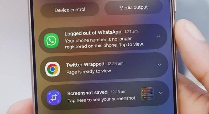 Nagy változást hoz az értesítések kezelésébe One UI 8.5 a Galaxy telefonokra