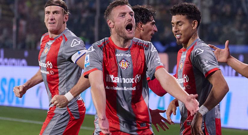 VIDEÓ: Vardy megszerezte az első gólját a Serie A-ban