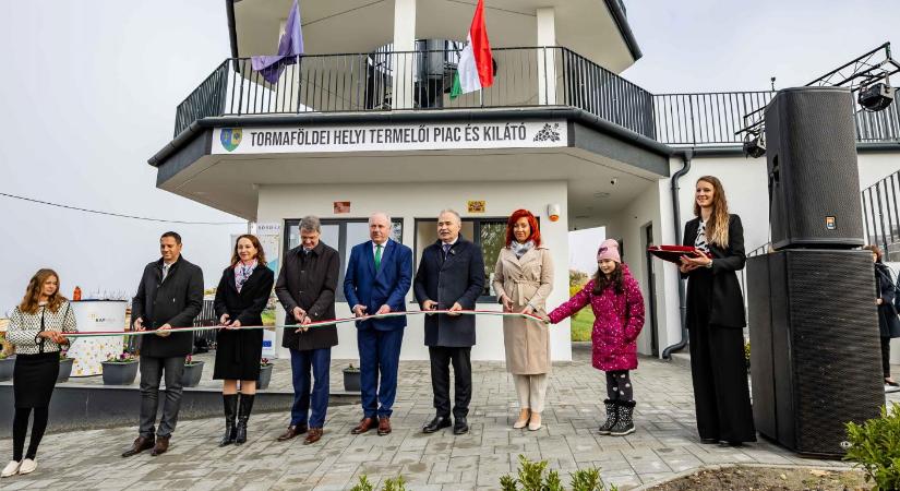 Új termelői piac és kilátó erősíti a zalai vidéket