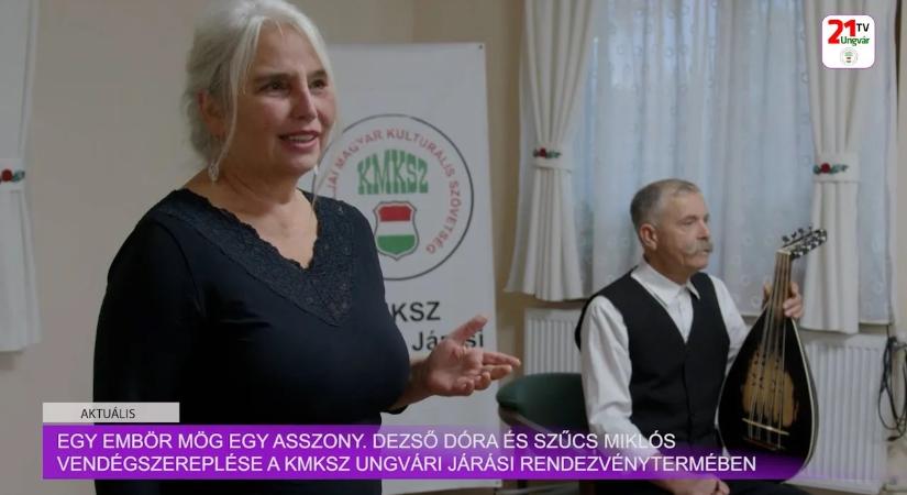 Aktuális (2025.10.26) Dezső Dóra és Szűcs Miklós vendégszereplése a KMKSZ rendezvénytermében (videó)