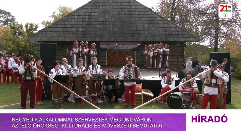 Negyedik alkalommal szervezték meg Ungváron az „Élő örökség” kulturális és művészeti bemutatót (videó)