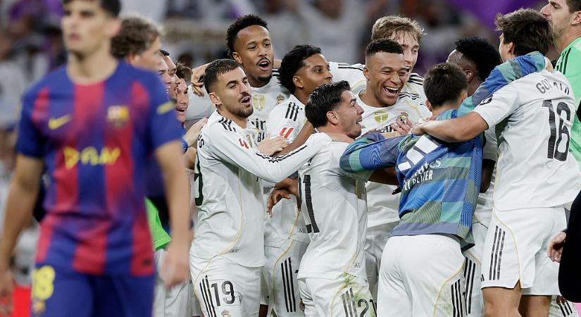 La Liga: megtörte a Flick-átkot a Real Madrid, legyőzte a Barcelonát – videóval