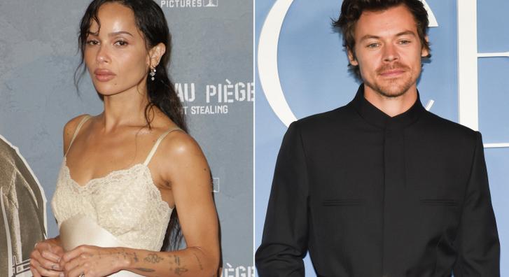 Harry Styles and Zoe Kravitz éjszaka indultak romantikázni New York utcáin