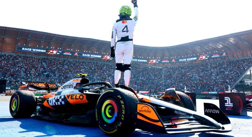 Lando Norris rajt-cél győzelemmel vette át a vezetést a vb-címért folyó harcban
