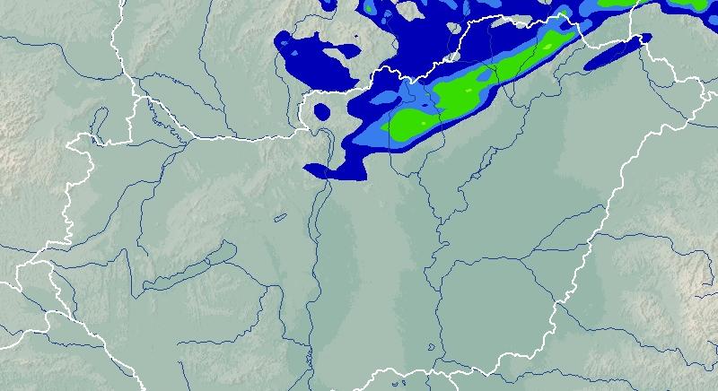 Térképeken mutatjuk, mikor érkezik az újabb eső, óráról órára