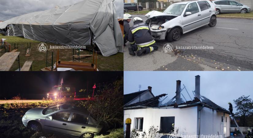 Brutális hosszú hétvégéje volt a tűzoltóknak Hajdú-Biharban