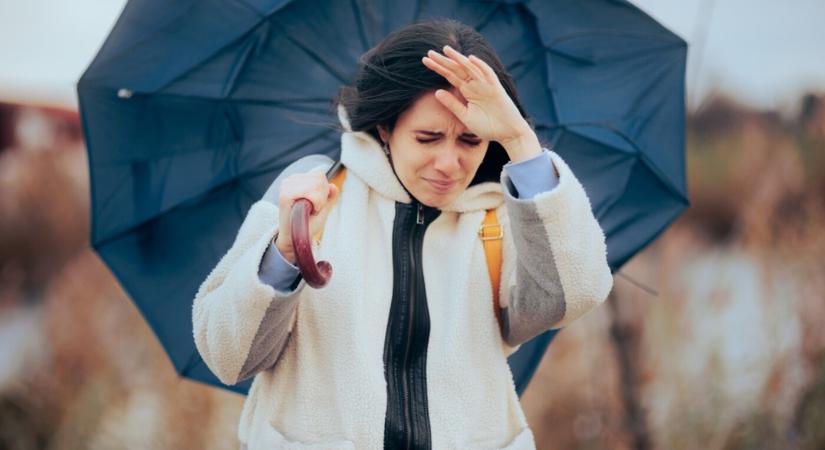 Szeles, borongós hétkezdés