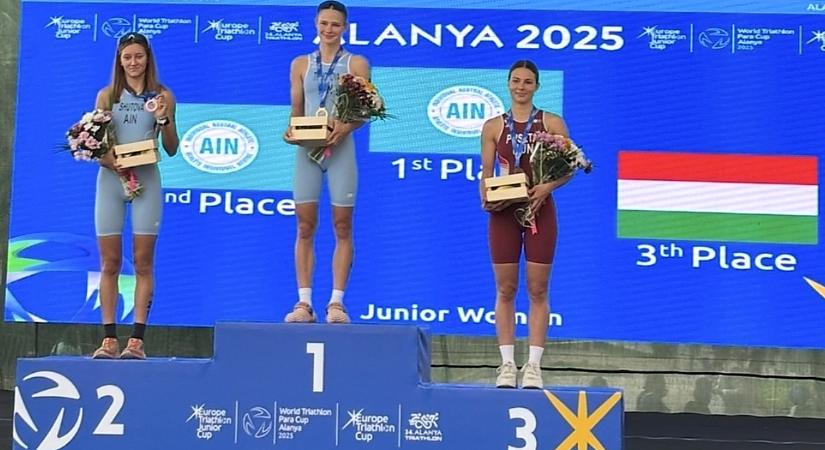 Bronzérmet szerzett a DSI Debrecen triatlonistája az Európa-kupán