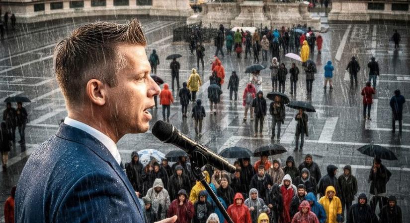 Hamis Magyar Péter idézettel és AI-képekkel bizonygatták percre pontosan egyszerre a megyei lapok, hogy üres volt a Hősök tere október 23-án