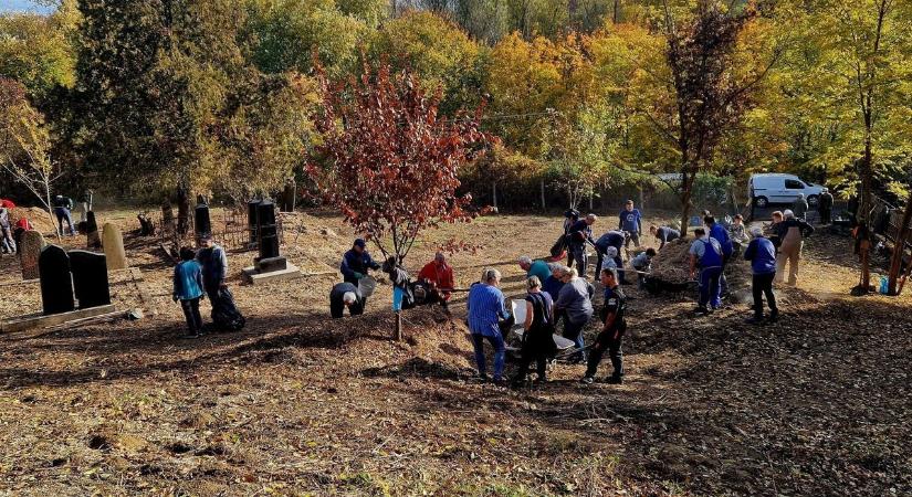 Önkéntesek tisztították meg az izraelita temetőt