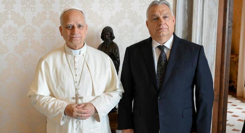Békemisszióban a Szentatyánál: Orbán Viktort fogadta XIV. Leó pápa