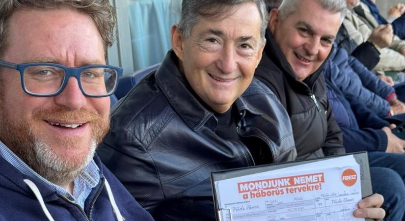 Mészáros Lőrinc a felcsúti stadionban mondott nemet a háborús tervekre