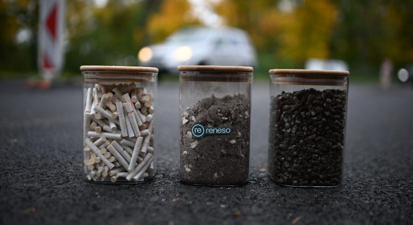 Új korszak az útépítésben: cigarettacsikkekből készül az aszfalt a Szenci járásban