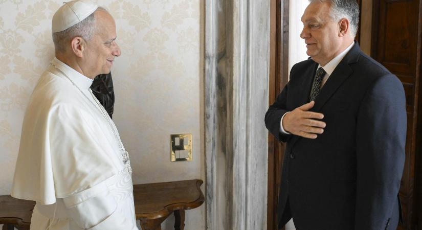 Fogadta XIV. Leó pápa Orbán Viktort