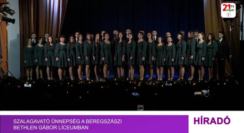 Szalagavató ünnepség a Beregszászi Bethlen Gábor Líceumban (videó)