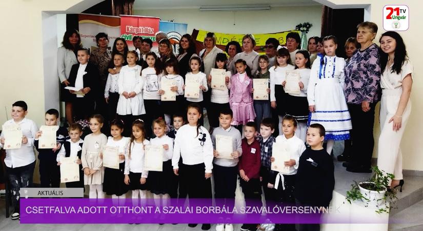 Aktuális (2025.10.27) - Csetfalva adott otthont a Szalai Borbála szavalóversenynek (videó)