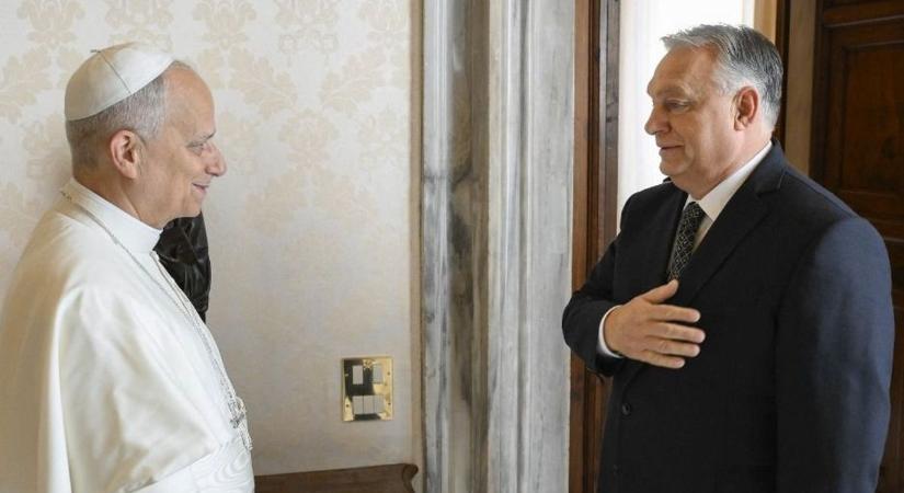 Így fogadta XIV. Leó Orbán Viktort: képgaléria a magyar miniszterelnök pápalátogatásáról – nem egyedül érkezett a Vatikánba