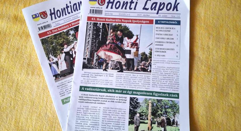 A Honti Kulturális Napokra összpontosít a Honti Lapok októberi lapszáma