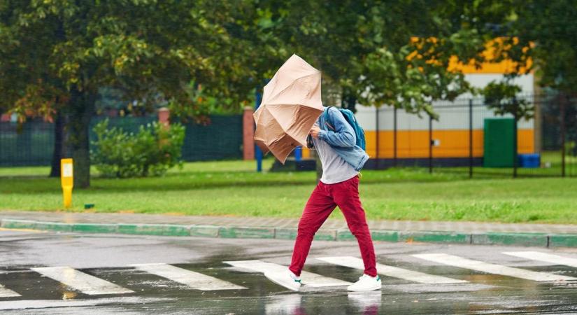 Kedden órákra kisüthet a nap, de az ország egyes részein eső és szélvihar is várható