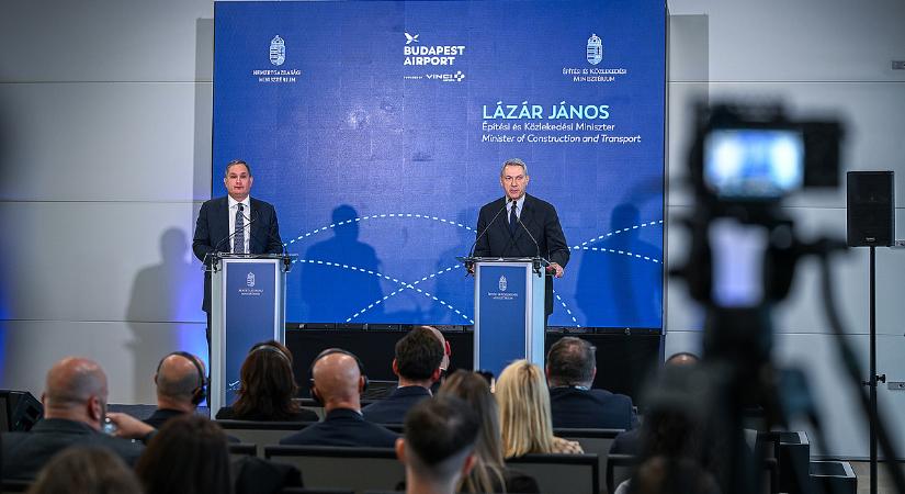 Minden megváltozik a reptérnél: óriási bejelentéseket tett Nagy Márton és Lázár János