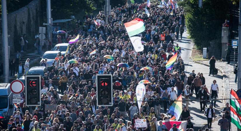 Civil szervezetek tüntetnek a Pécs Pride szervezőjének gyanúsítotti kihallgatásakor