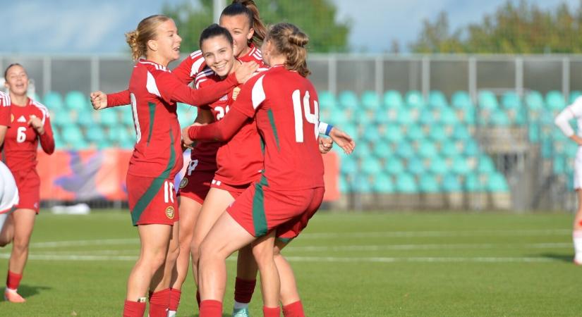 Tarolt a magyar női U19-es válogatott: 15-1-es gólaránnyal jutottak elitbe