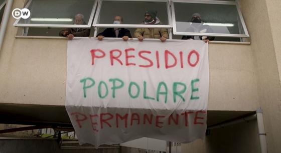 Nyugdíjas orvosok foglaltak el egy bezárt kórházat Olaszoszágban - videó