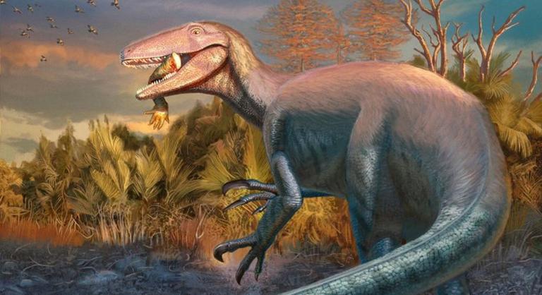 Krokodillal a szájában találtak rá tudósok egy eddig ismeretlen dinoszauruszra