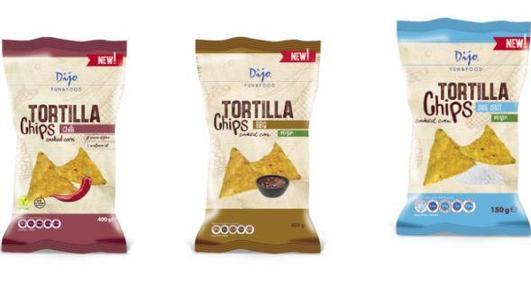 DIJO Tortilla chips és Salsa szósz többféle ízesítésben