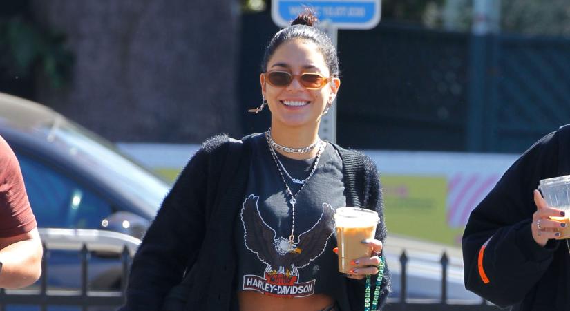 Hatalmas terhespocakot villantott Vanessa Hudgens, a High School Musical sztárja
