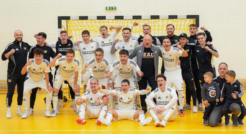 Bravúros győzelmet arattak a DEAC férfi futsalosai